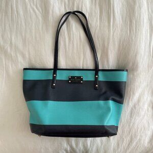Kate Spade small Harmony Stripe Tote w/ storybook lining